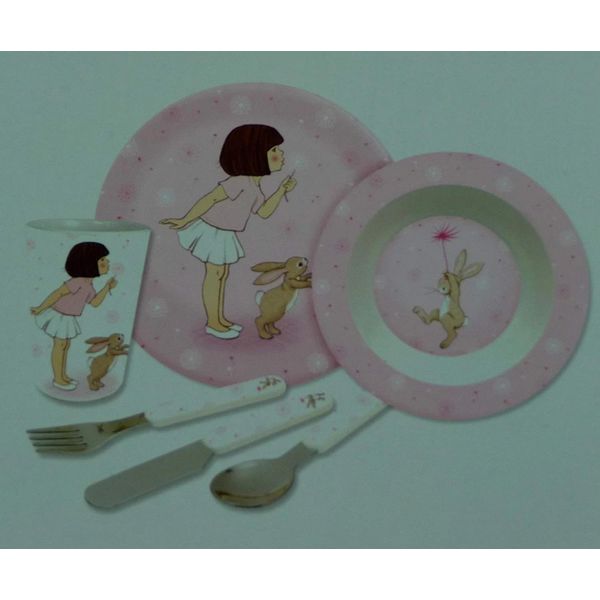 Belle & Boo Dandelion Melamine Set