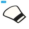 PATIKIL Flash Diffuser Reflector Double Sided Flexible Bend Bounce Reflector with Elastic Strap for Flashlight Photography Camera Speedlight Silver White 2 Pack