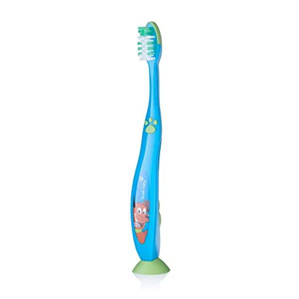 Flossbrush Toothbrush for Ages 6+ Years (Blue) (3-Pack)