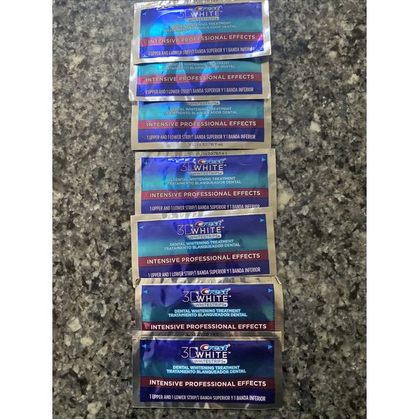 Crest White strips Intensive Professional Effects 7 Packs 14 Strips