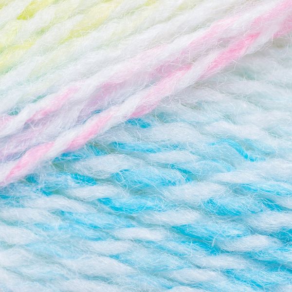 James Brett Baby Marble DK Knitting Yarn Soft Double Knit Wool 100g Ball (Pink Blue & Lemon Mix - BM2)