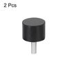 sourcing map M5 Thread Rubber Mounts, Vibration Isolators, Cylindrical Shock Absorber with Studs 20 x 15mm 2pcs