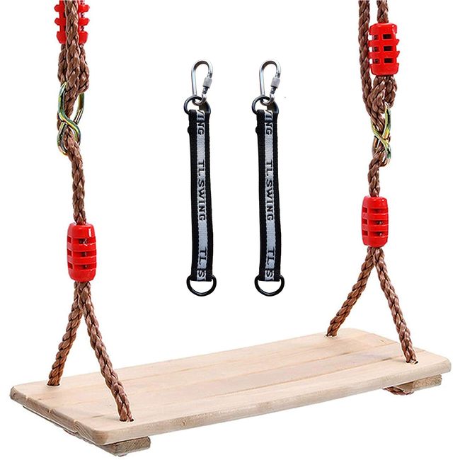 comingfit® Up to 150kg Load Wooden Anywhere Swing Handmade