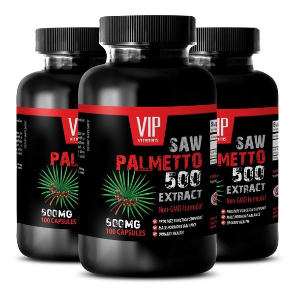 Support Prostate - SAW PALMETTO 500MG - saw palmetto supplements 500mg - 3 Bot