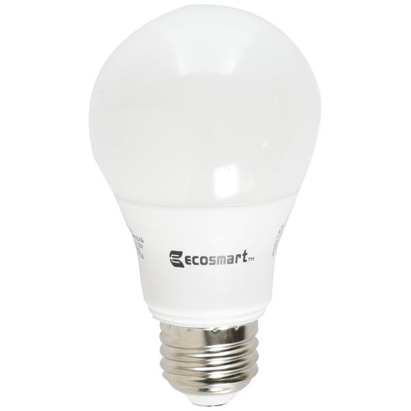 EcoSmart 60W Equivalent Daylight A19 Energy Star, Dimmable LED Light Bulb (4 Pack)