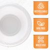 200 Count Disposable 5 ounce White Plastic Dessert Bowls