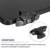 sourcing map Gaming Trigger Mobile Game Controller 3rd Double Side Fire Keys Shooter Sensitive Black for 4.7-6.5 Inch Cell Phone