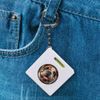 'Smiling Bulldog' Keyring Tape Measure/Spirit Level Tool (KM00041687)