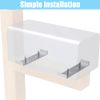 Primst Mailbox Mounting Board, Mailbox Mounting Bracket, Fits Mailboxes with a 8”Wide Floor (7.7)