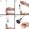PROKITCHEN Egg Cracker Topper Cutter Stainless Steel Egg Shell Opener Separator Remover Egg Cracker Tool for Raw Eggs, Hard or Soft Boiled Eggs