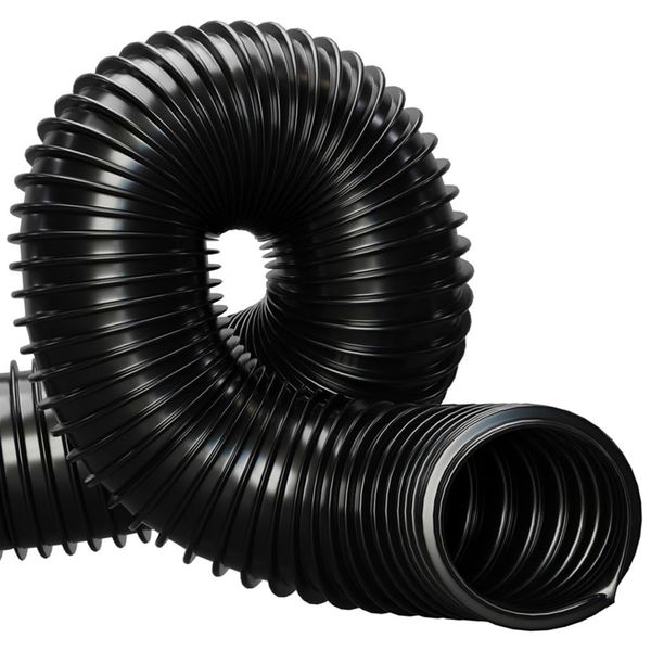 32mm Black Pond Corrugated Flexible Hose Pipe 3 Metre