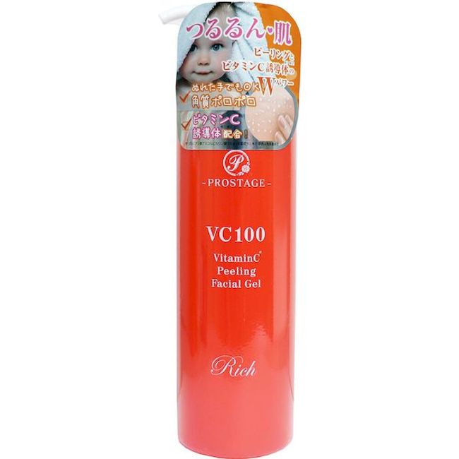 [2x points] 4560300000705 Prostage VC100 Vitamin C Peeling Facial Gel Rich 300mL [Cancellation not possible] Dead skin Vitamin C derivative 300ml Natulia