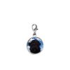 Affenpinscher Dog code35 Dome on a Sterling Silver 925 Trigger Clasp 925 hoop charm