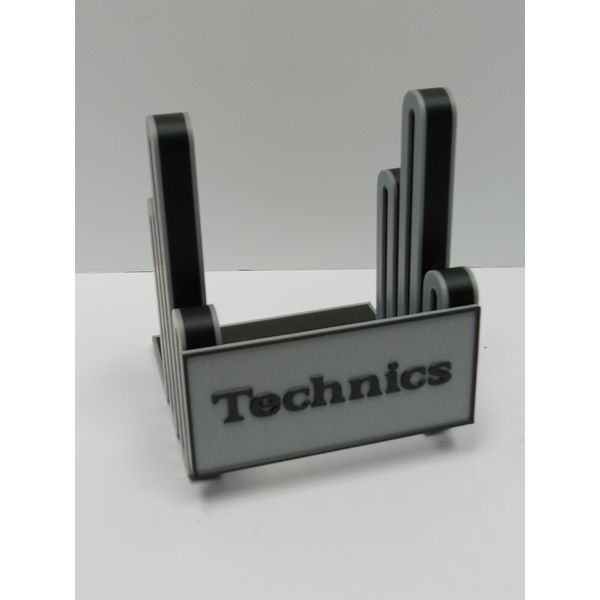 Technics Turntable Now Playing Record Display Stand –Upgraded Black & Gray
