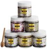 Epsom Bath Salts Gift Set, Relaxing Spa Salt with Essential Oils, Bubble Bath Soaks - Lavender, Eucalyptus Spearmint, Lemon Basil, Coconut, Tea Tree, Honey Almond Epsom Salt, Self Care Gifts for Women