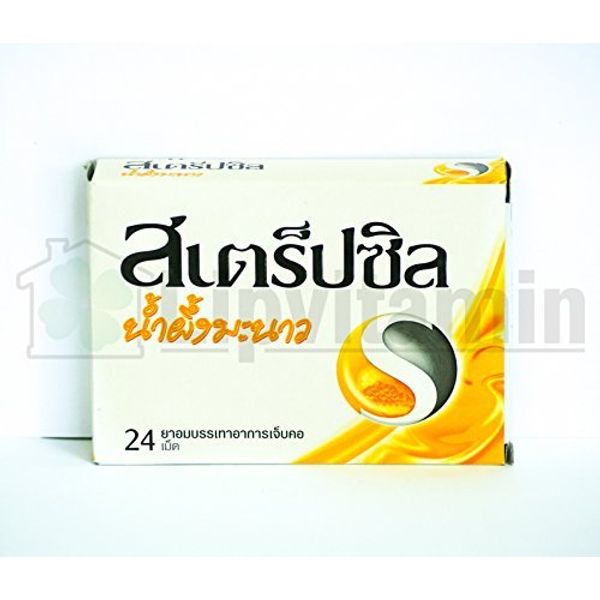 Strepsils Honey & Lemon 24 Lozenges 1box by Strepsils