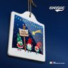 Chopping Board Elves Merry Christmas Blue