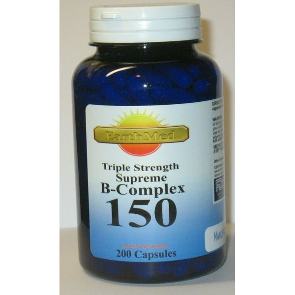 Vitamin B - 150 Complex Supreme Triple Strength 200 Capsules