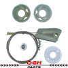 Window regulator kit rear right passenger for 05-15 Mini Cooper Convertible