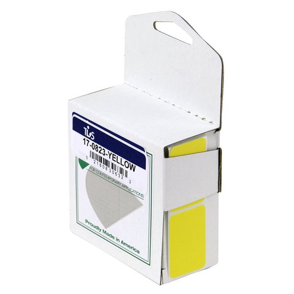 The Library Store Bright Color Coding Labels 1"H x 1 1/2"W 500 per Roll (Yellow)