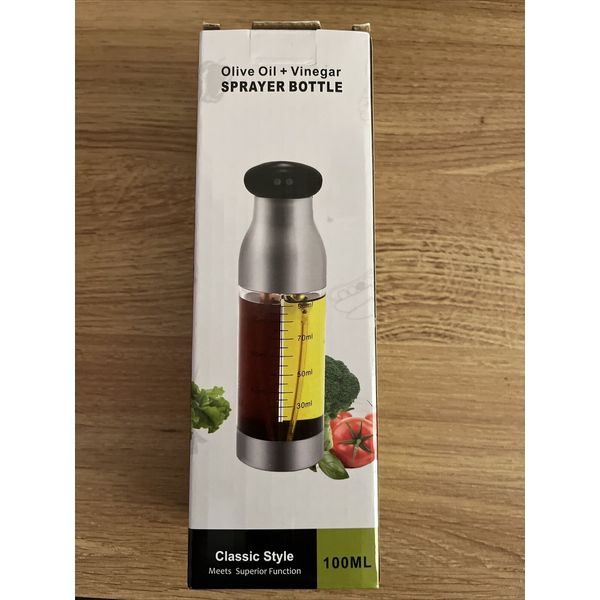 2-in-1 Oil sprayer for cooking Olive Oil sprayer, vinegar dispenser NEW