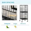 Large Bird Cage with 1.7 ft. Width, Bird Aviary Indoor with Multi-Door Design