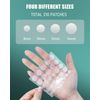 Jefusst Pimple Patch (210 Counts 4 Sizes), Hydrocolliod Acne Patch for Face, Invisible Zit Patch with Tea Tree Oil & Calendula Oil, Blemish Patch, Vegan and Cruelty Free