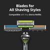 Dorco Pace 5 Pro Razors- Shaving System For Men with Trimmer - 1 Handle + 9 Cartridge Set