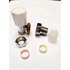 Angled Wheelhead and Lockshield Valve 15mm