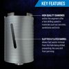 Mexco DCX90 Slotted Dry Core Drill, High-Performance Diamond Core for Drilling Masonry Materials - 52mm