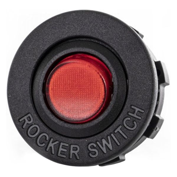 Offgridtec 12V 10A Toggle Switch, Flush-Mount Thread Design, Compact & Durable Plastic Construction, Fast Power Shutdown, Suitable for Housing, for DIY, Automotive, Marine & Control Panels