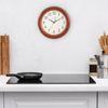 WT-3122A La Crosse Technology 12.5" Hard Wood Atomic Analog Wall Clock