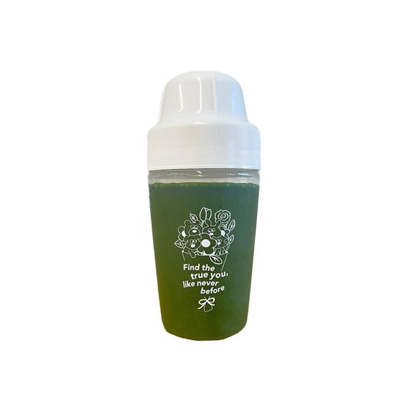 Hollywood Shaker (Fruta Design / White Cap) 6.8 fl oz (200 ml), Original with Memory, Protein Shaker, Drink Bottle, Polypropylene (Body) Polyethylene (Lid)