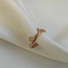 Rose Gold Dipped Sterling Silver Cat Ears Midi Toe Ring