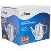 Winco Gooseneck Teapot, 32-Ounce,Stainless Steel,Medium