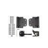 Everbilt Self-Closing Adjustable Gate Door Hinges and Latch Kit w Hardware 13534