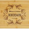 Personalized Cutting Board, Wedding Gift, Laser engraved cutting board
