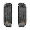 eXtremeRate Transparent Clear Black Joy con Handheld Controller Housing with Full Set Buttons, DIY Replacement Shell Case for Nintendo Switch & Switch OLED Model Joy con – Console Shell NOT Included