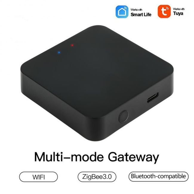 Tuya Zigbee 3.0 Multi-mode Gateway Hub Wired/Wireless Smart Home