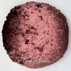 Handmade Round Circle Crushed Velvet Cushion Covers Or Filled With Pad Insert