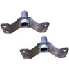x2 Front Ramp Hinge Brackets, for Ifor Williams HB403, 506, 511 Horse Trailers