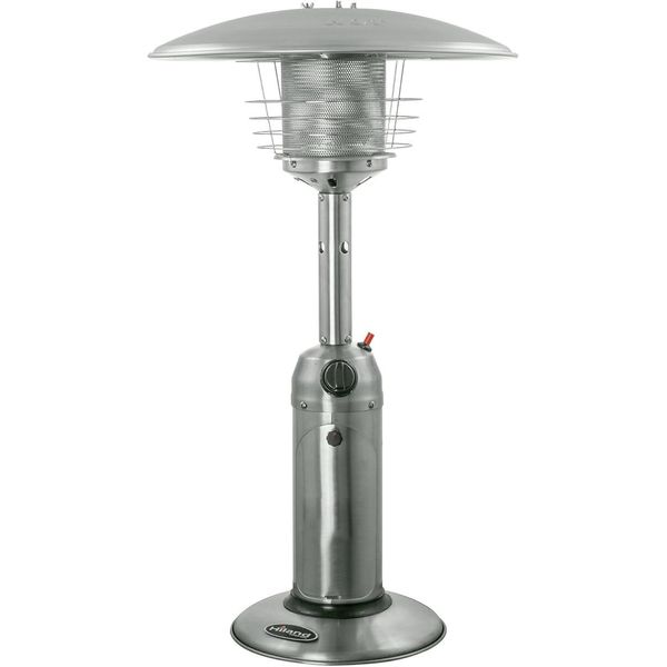 AZ Patio Heaters Table Top Patio Heater in Stainless Steel