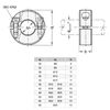 Ganter Normelemente | Split Adjustment Rings - GN 707.2-36-B16-ST | Sintered Steel | Pack of 2