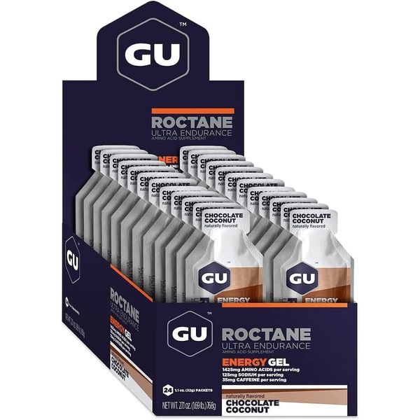 GU Roctane Ultra Endurance Energy Gel - Chocolate Coconut (24 Count Box)