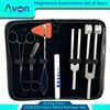 Taylor Reflex Hammer + Hemostat Forceps + Bandage Scissors & Tuning Forks Set