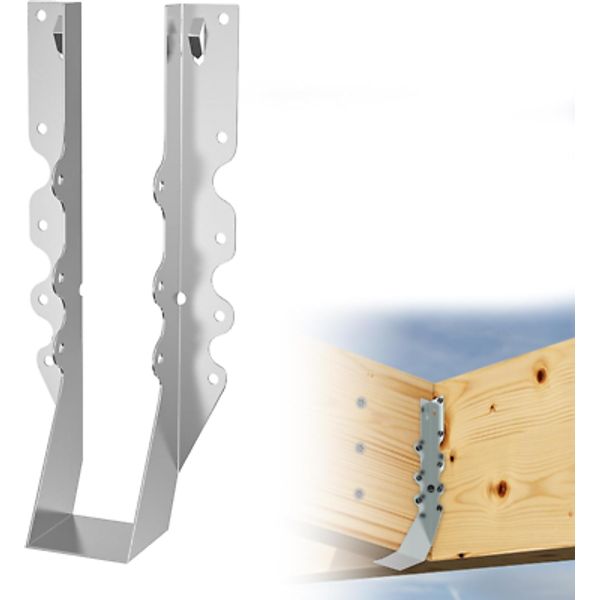 20 Pcs 2X10 Joist Hanger,Lu210 20 Gauge Double Shear Face Mount Joist Hanger,Hur