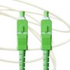 EMSECKO Fiber Optic Cable SC/APC to SC/APC OS2 Singlemode Simplex 3.0mm LSZH FTTH Patch Cord (7M)
