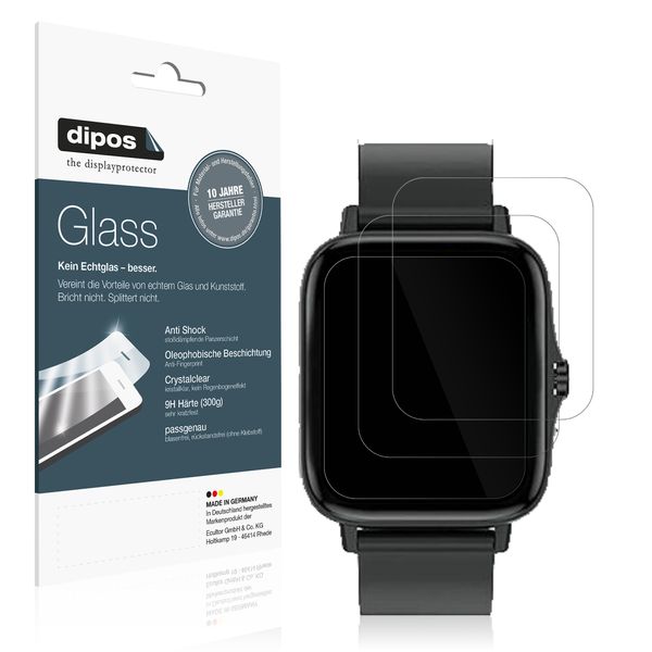 Screen Protector for Kaseemi 1,7 inch Smartwatch Flexible Glass 9H dipos