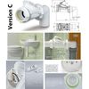 Elbow Wall Mounted Anti Flood 50mm Backwater Check Valve Backflow Prevention