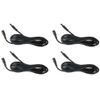 4X DC Power Extension Cord Cable for LED Lighting or Security Camera 10ft 4Pcs.